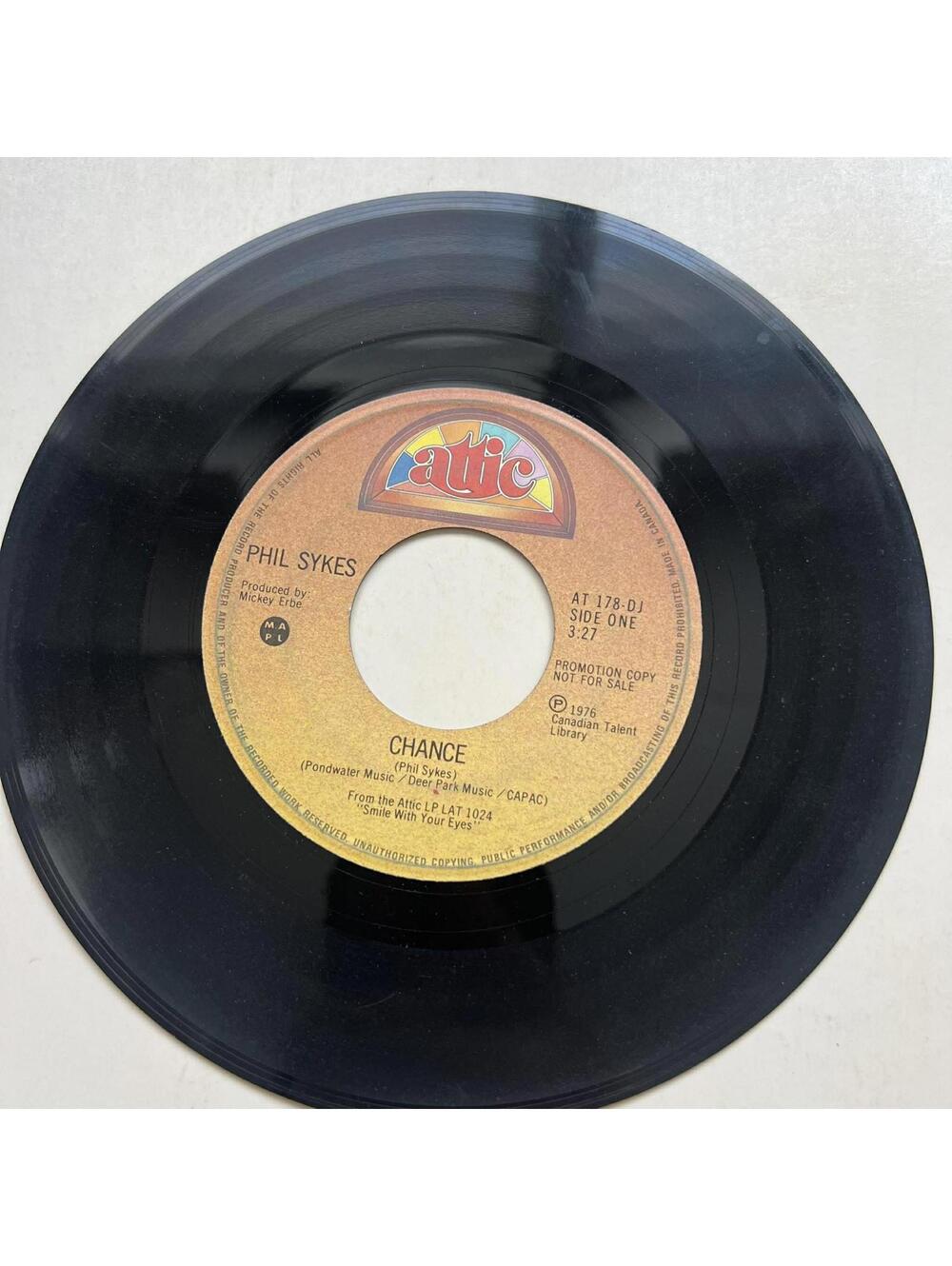 Phil Sykes - Chance 45rpm VG+ R40